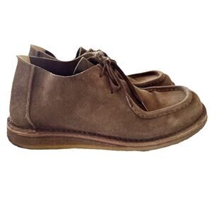 Astorflex Vera Pelle Chukka Boots Mens 43/10 Brown Suede Round Toe Lace Up
